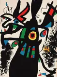 Montroig 3 by Joan Miró, Litografi, sold Jun 2014