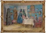Gerhard Munthe, Kommer han ikke snart?, 1917, Olje på lerret