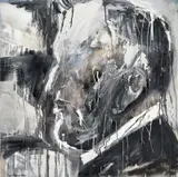 Sverre Schyberg Olsen, Edvard Munch, portrett, Olje på lerret