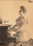 Anders Zorn, Ved pianoet