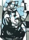 Kai Fjell, Mor og barn, Serigrafi, lysmål