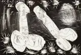 Pablo Picasso, Uten tittel, 1966, Radering, lysmål