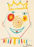 Klovn by Pablo Picasso, 1962, Fargelitografi, lysmål, sold Dec 2012