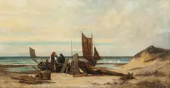 Hans Emil Andreas Jahn, Fra Jæren, 1874, Olje på lerret