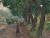 Thorolf Holmboe, I parken