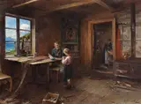 Even Ulving, Interiør fra en fiskerstue