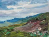 Gustav Wentzel, Fra Veolien, Jotunheimen, Olje på plate