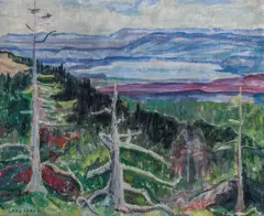 Lars Jorde, Sør-Mesna, 1933, Olje på plate
