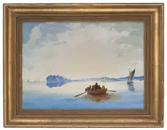 Peder Balke, Vardøhus festning, Olje på papir, oppklebet på plate