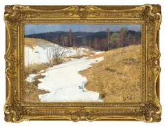 Frits Thaulow, Marsdag, 1887, Olje på lerret