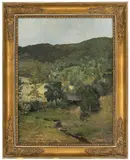 Gerhard Munthe, Fra Ulvin, 1889, Olje på lerret