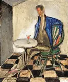 Xan Krohn, Campari, 1934, Olje på lerret