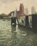 Frits Thaulow, Måkene, Fargeradering, lysmål