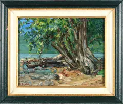 Herman Gouwe, Untitled, Oil on board Signed and A