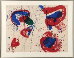 Sam Francis, Untitled, 1987, Screenprint in colours on paper
