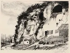 Charles Eyck, Untitled, Mixed media on paper
