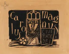 Charles Eyck, Untitled, Woodcut on paper