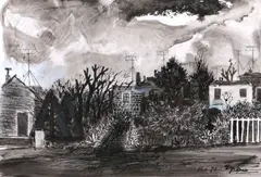 Charles Eyck, Untitled, Mixed media on paper