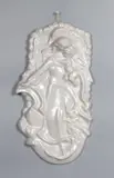 Untitled by Glazed Earthenware Plaque of Stella Maris by Charles Vos, circa 1930, bronze, sold May 2025