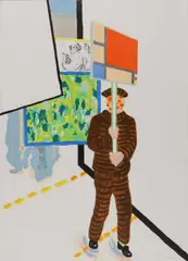 Roger Raveel, Untitled, Lithograph