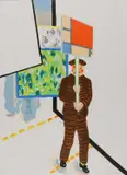 Roger Raveel, Untitled, Lithograph