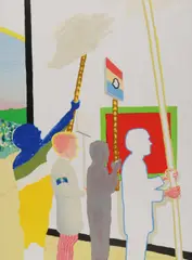 Roger Raveel, Untitled, Lithograph Edition 11 of