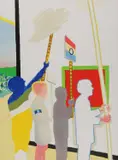 Roger Raveel, Untitled, Lithograph Edition 11 of