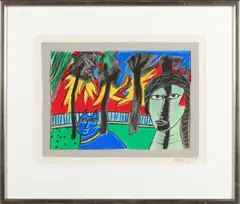 Guillaume Cornelis van Beverloo, Untitled, lithograph