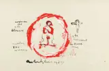 Anton Heyboer, Untitled, Mixed media on wove paper Signed by the artist and