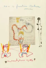 Anton Heyboer, Untitled, 1986, Mixed media on paper Signed by the artist and