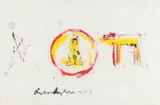 Anton Heyboer, Untitled, Mixed media on wove paper Signed by the artist and