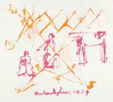 Anton Heyboer, Untitled, Acrylic on canvas Signed by the artist and