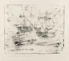 Anton Heyboer, Untitled, Etching on paper Signed and