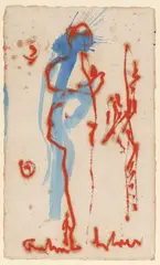 Anton Heyboer, Untitled, Mixed media on canvas Signed by the artist lower margin
