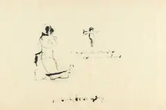 Anton Heyboer, Untitled, Ink on wove paper Signed by the artist and