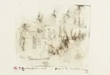 Anton Heyboer, Untitled, 1924, Etching on paper Signed by the artist and