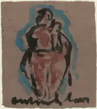 Anton Heyboer, Untitled, Gouache on wove paper Signed by the artist lower margin