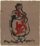 Anton Heyboer, Untitled, Gouache on wove paper Signed by the artist lower margin