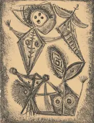 Anton Rooskens, Untitled, 1906, Lithograph Monogram AR lower left