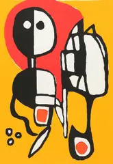 Buddy Hermans, Untitled, Screenprint Edition 297 of 700 Signed by the artist and