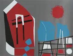 Jo van Dijk, Untitled, Screenprint Edition 200 of 800 Signed by the artist lower right in pencil