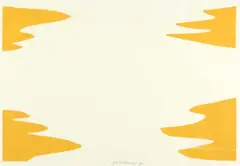 Carel Visser, Untitled, Woodcut on wove paper Edition 27 of 190 Signed by the artist and