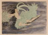 Gaspar Camps i Junyent, Danseres met veren tutu, lithograph Hand