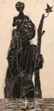 Charles Eyck, Christoffel, Mixed media on paper