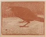 Jan Mankes, Schreeuwende Kraai 1918 (Houtsnede)