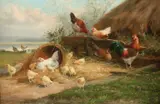 Jef Louis Van Leemputten, Untitled, oil on canvas Signed "J