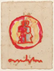 Untitled by Anton Heyboer, 1924, Mixed media on wove paper Signed by the artist lower margin, sold Nov 2024