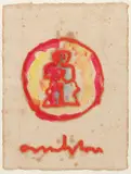 Anton Heyboer, Untitled, 1924, Mixed media on wove paper Signed by the artist lower margin