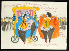 Anton Heyboer, Untitled, Mixed media on paper