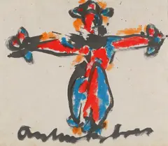 Anton Heyboer, Untitled, 1924, Acrylic on canvas Signed by the artist lower margin